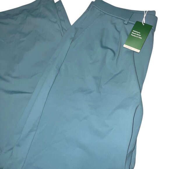 Halara High Waisted Plicated Side Pocket Straight Leg Work Pants Sz XL Tall Wome - Picture 9 of 10